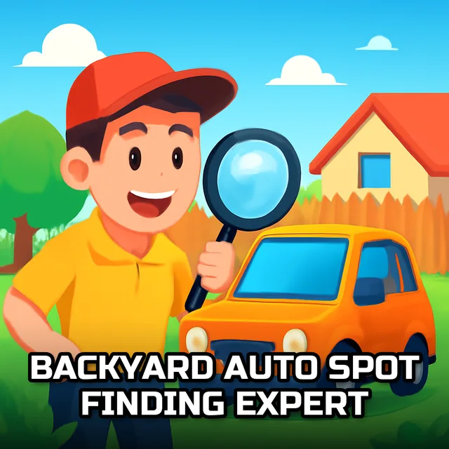 Backyard Auto Spot Finding Expert game cover